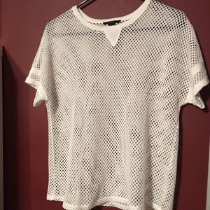 White knit shirt